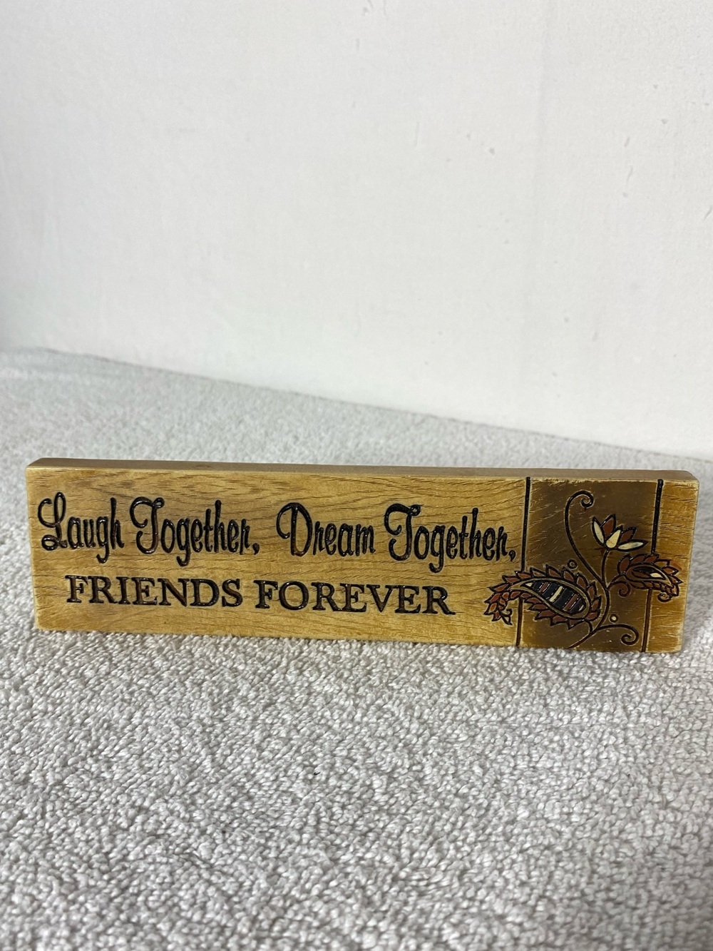 5/$25 Woodland By Carson Laugh Together Dream Together Friends Forever Decor